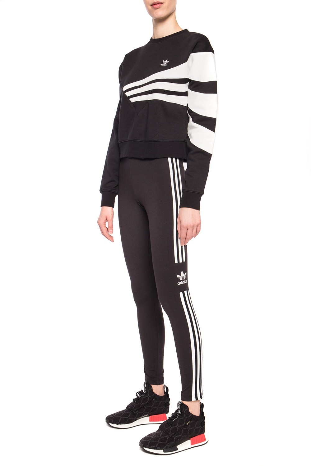 Adidas side clearance stripe leggings